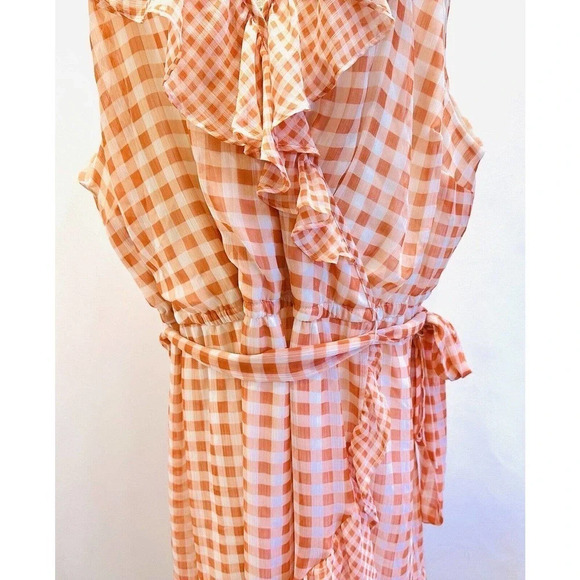 NWT LAUREN CONRAD Women Sleeveless Pullover V-Neck Lined Dress Plus Size 4X - Picture 3 of 14